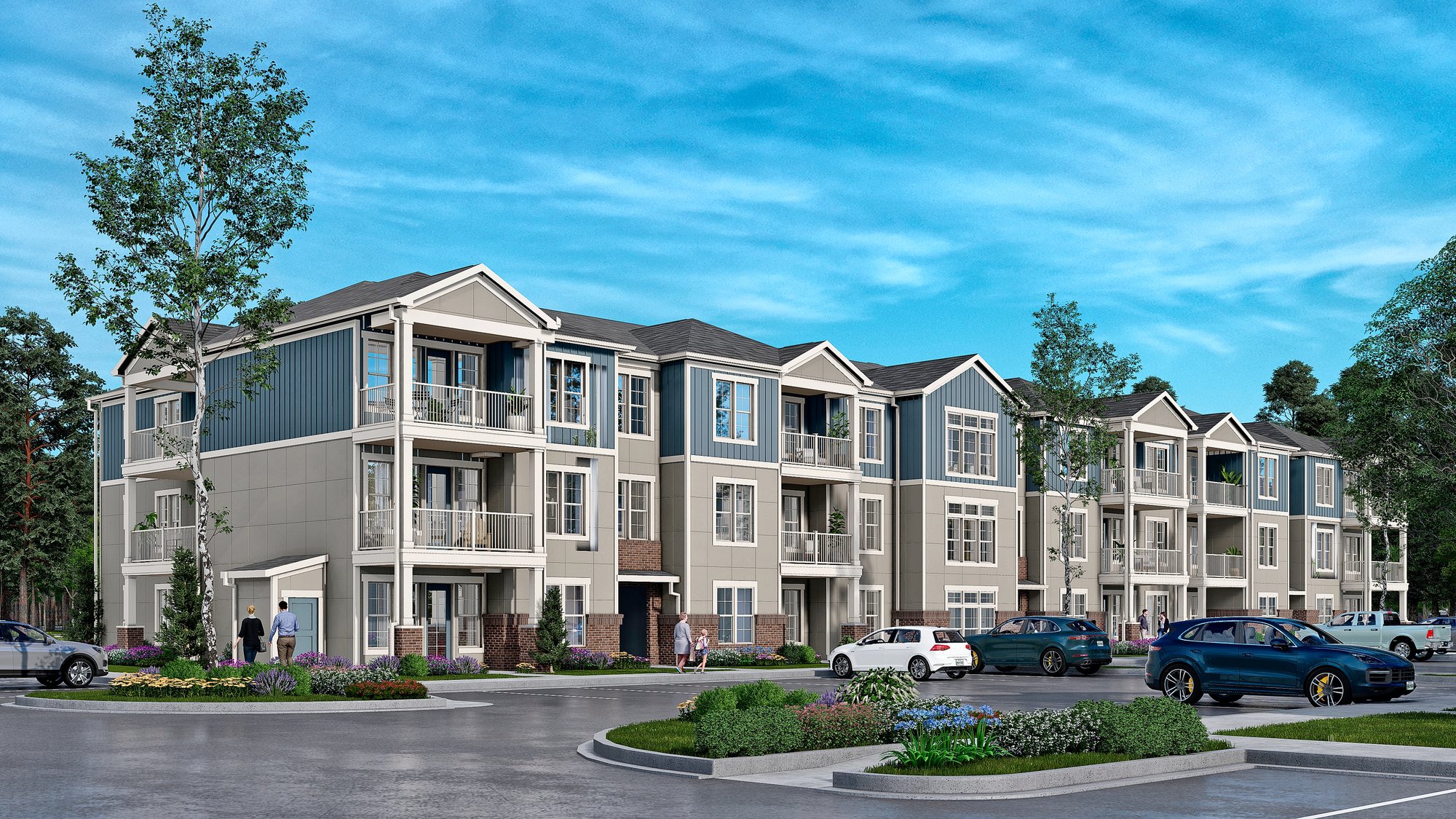 Townhome-Style Apartments at Springs at Colonial in Cordova, TN