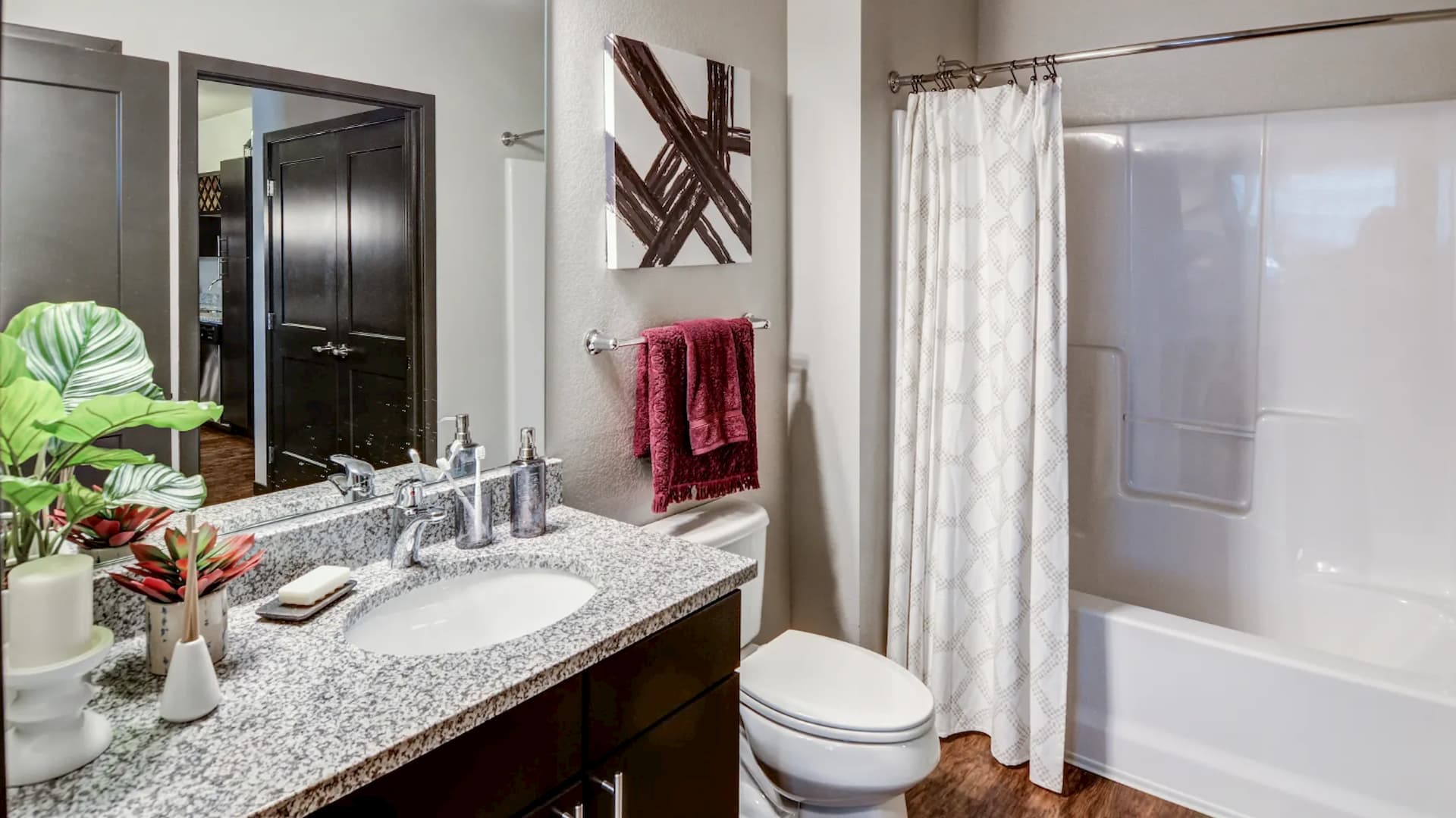 Apartment Bathroom in Apple Valley at Springs at Cobblestone Lake