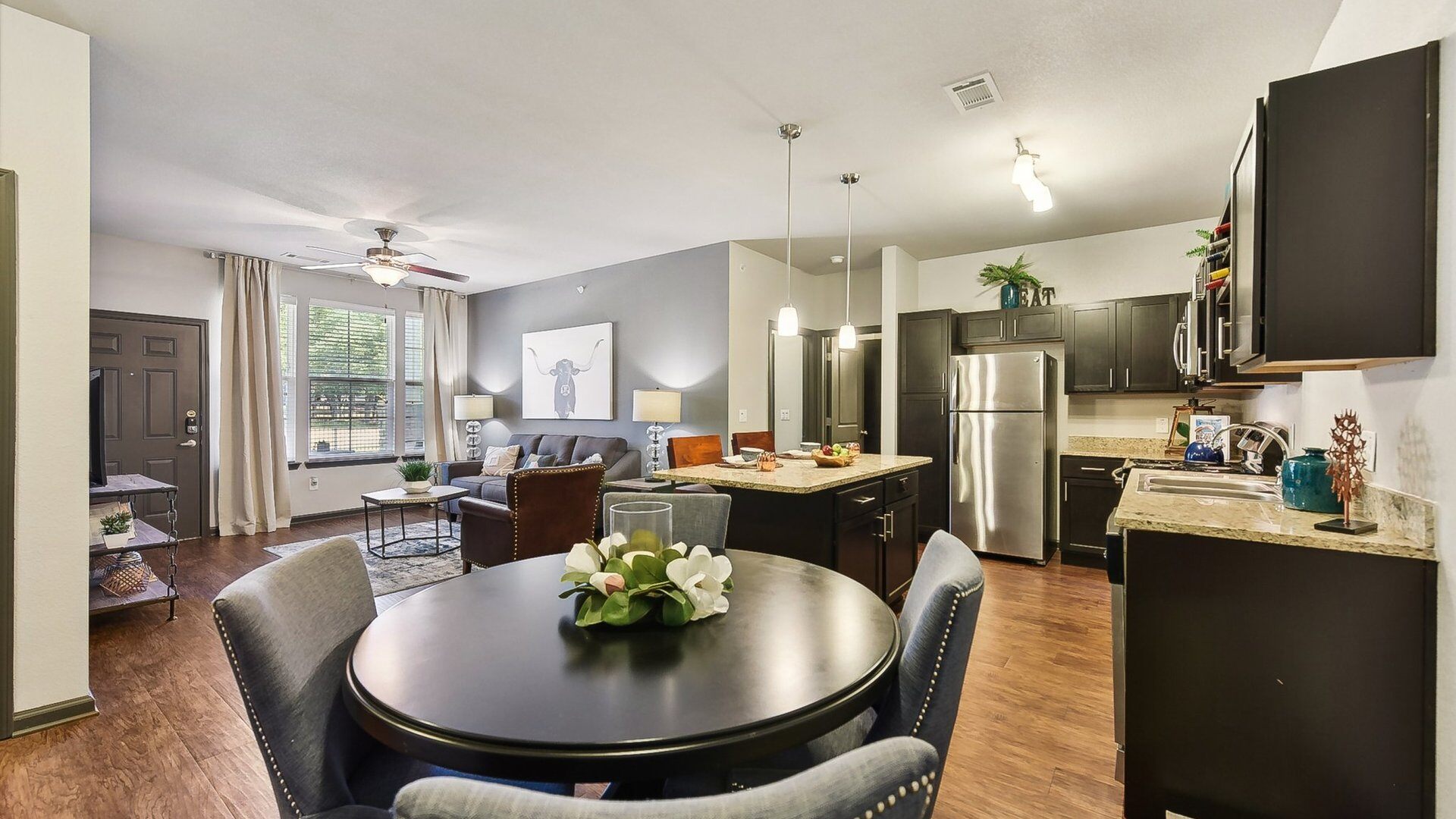 Open concept living at Springs at Lakeline Apartments in Austin, TX